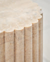 fluted onyx stool