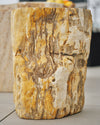 shale petrified-wood stool