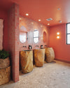 well stone pedestal basin