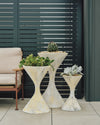 kaolin concrete planter