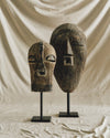 carved wood mask