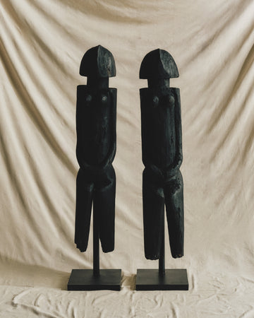 black figures