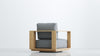 brie swivel single seater