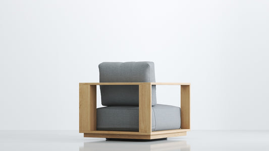 brie swivel single seater