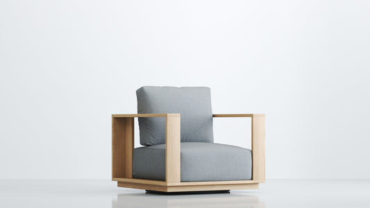 brie swivel single seater