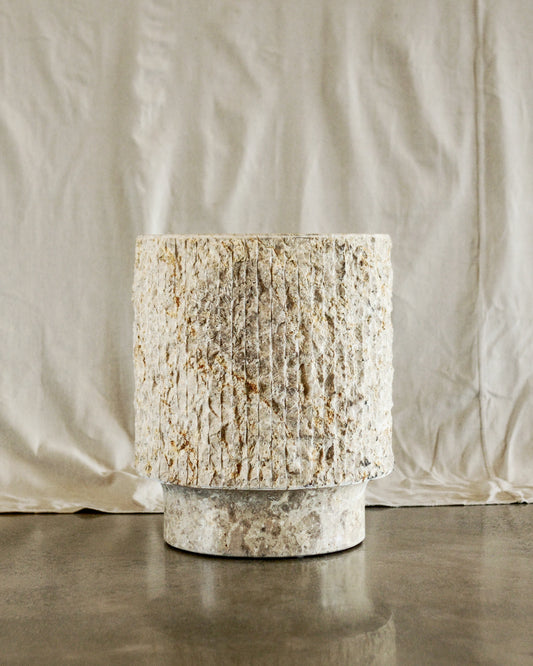 flint marble planter