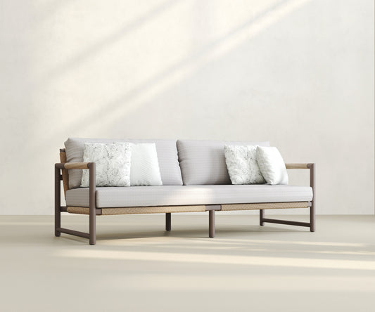 timo alu 3-seater sofa