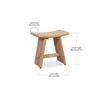 haven curved stool