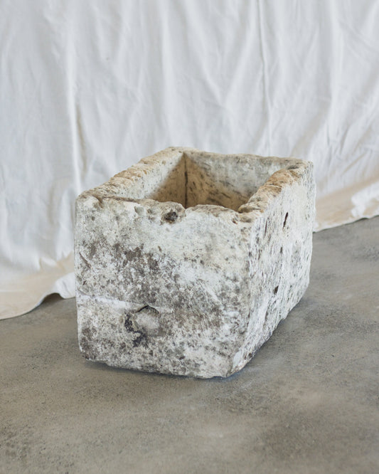 rectangular limestone trough no. 01