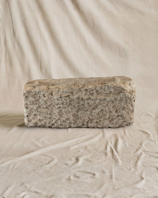 rectangular limestone trough no. 03