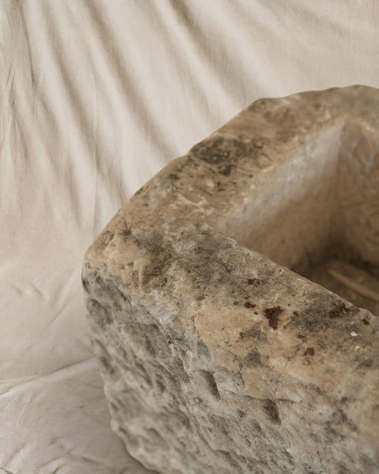 rectangular limestone trough no. 03
