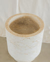 lime marble planter