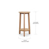 haven tub side table
